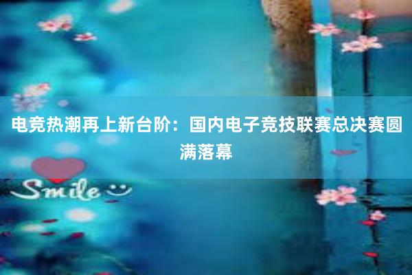 电竞热潮再上新台阶：国内电子竞技联赛总决赛圆满落幕