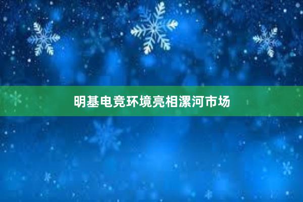 明基电竞环境亮相漯河市场