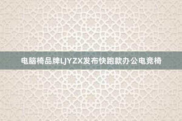 电脑椅品牌LJYZX发布快跑款办公电竞椅