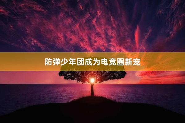 防弹少年团成为电竞圈新宠